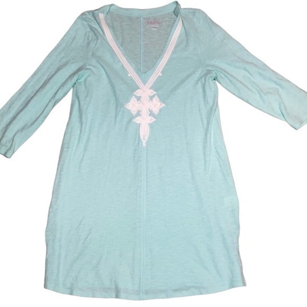 Lilly Pulitzer green tunic shirt xl